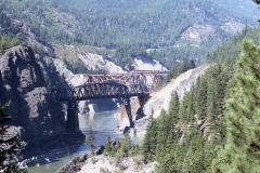 What we came for! The two bridges at Cisco, looking north from the CN tracks.